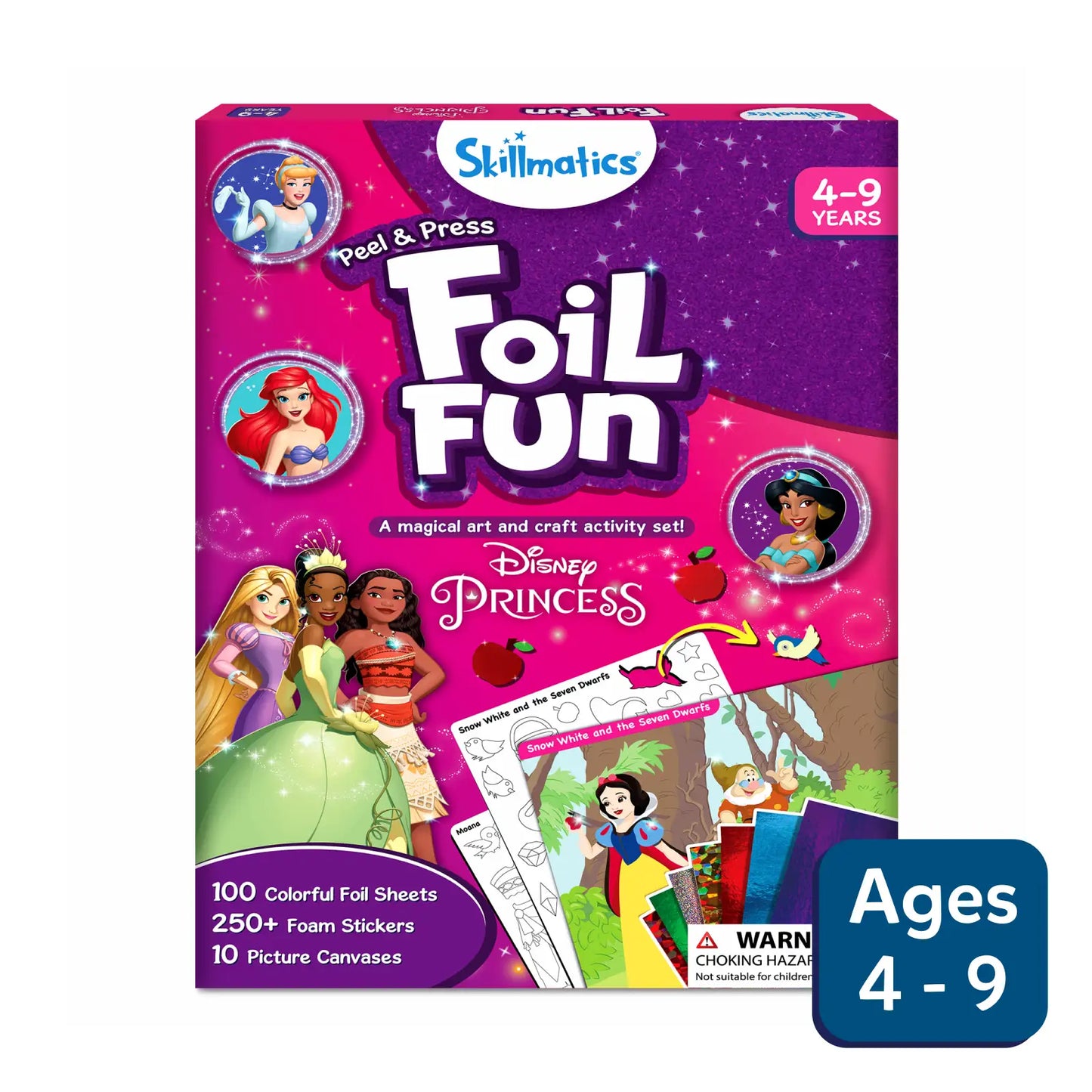 Foil Fun: Disney Princess |  No Mess Art Kit (ages 4-9)