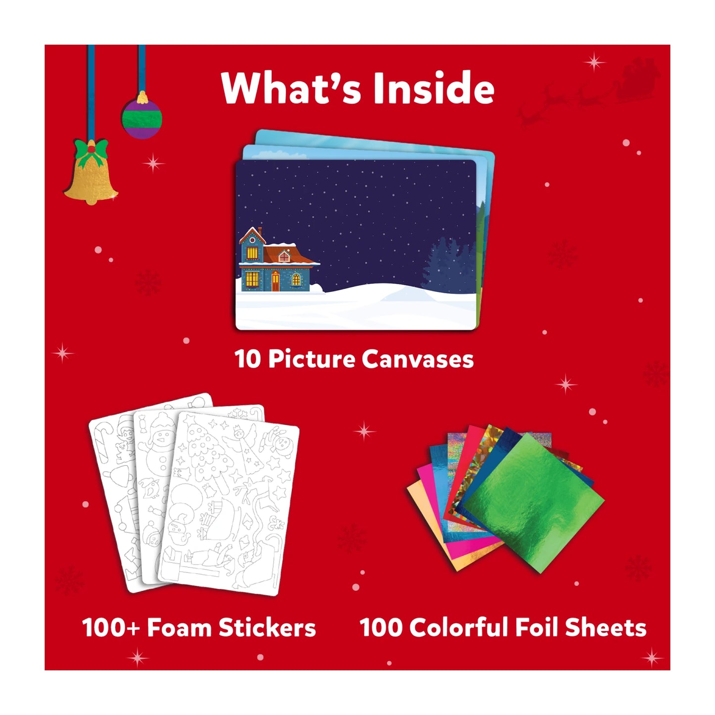 Foil Fun: Holiday Magic | No Mess Art Kit (ages 4-9)