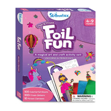 Foil Fun art and craft activity set featuring Unicorn and Princess designs for kids ages 4-9