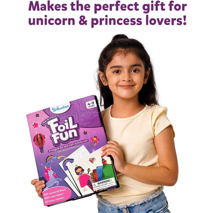 Foil Fun: Unicorn & Princess |  No Mess Art Kit (ages 4-9)