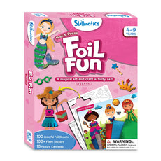 Foil Fun Dress Up Art Kit for Kids 4-9 with no mess craft activity set