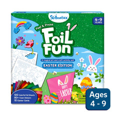 Foil Fun Easter Edition craft kit for kids ages 4-9 with no mess art supplies
