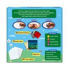 Foil Fun Easter craft kit for kids ages 4-9, no mess art activity