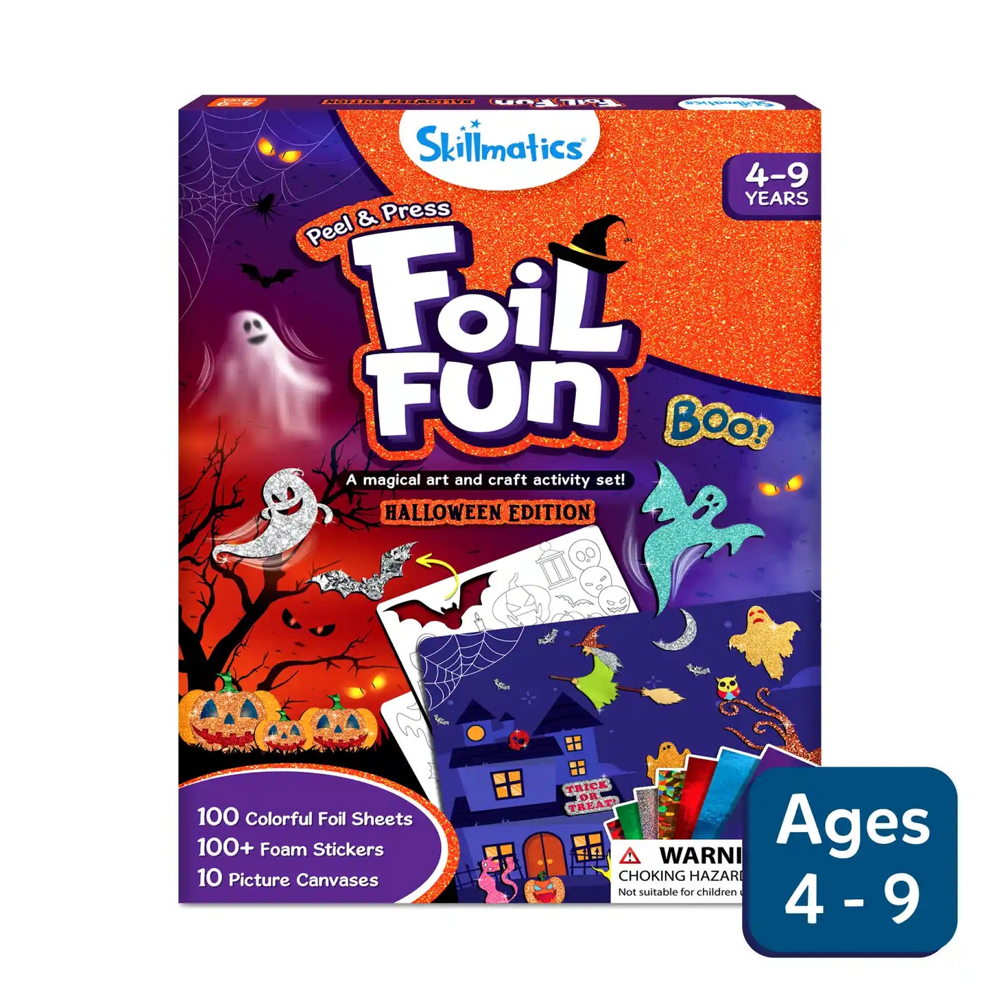 Foil Fun: Halloween Edition |  No Mess Art Kit (ages 4-9)