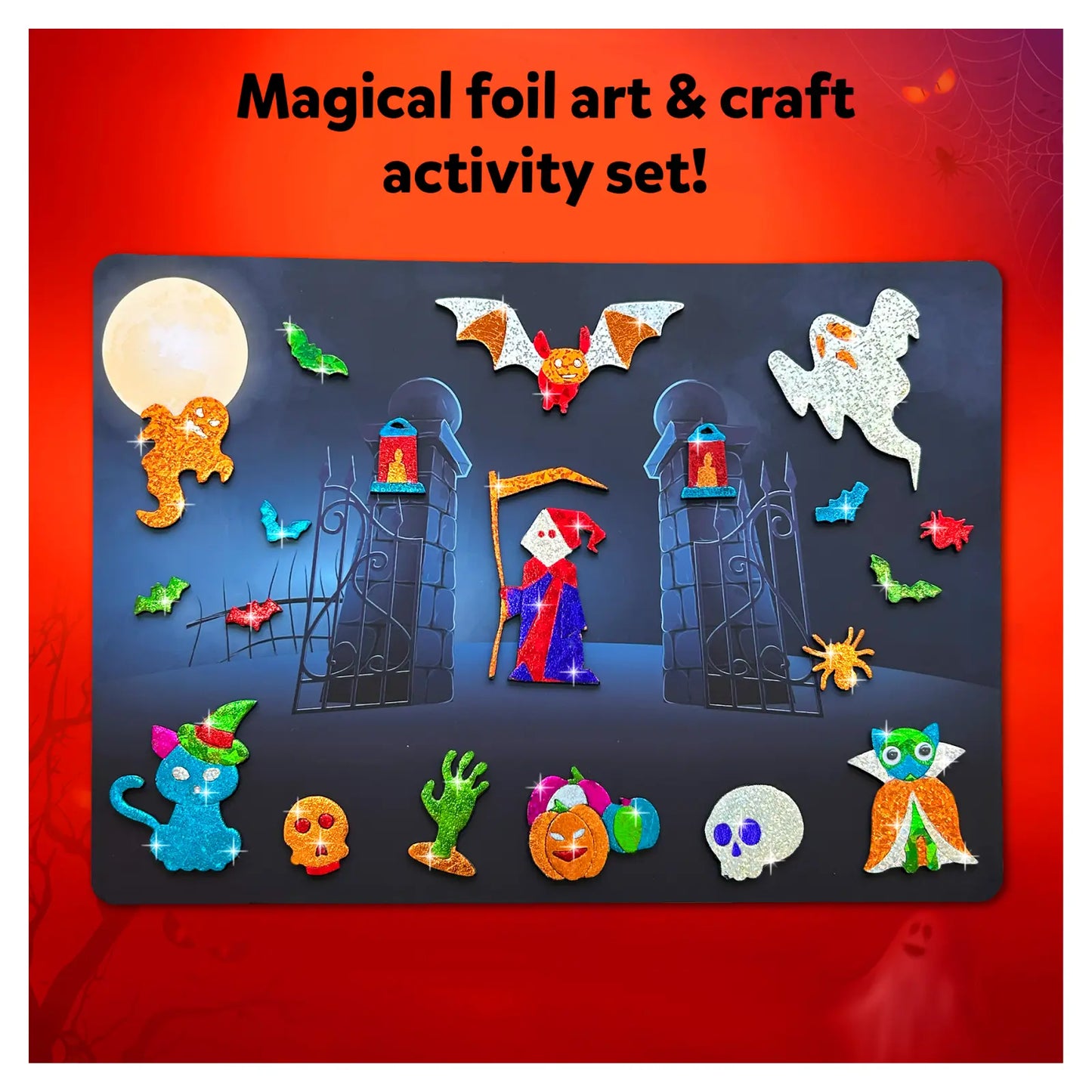 Foil Fun: Halloween Edition |  No Mess Art Kit (ages 4-9)