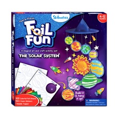 Foil Fun Solar System craft kit for kids ages 4-12, mess-free planetary art activity