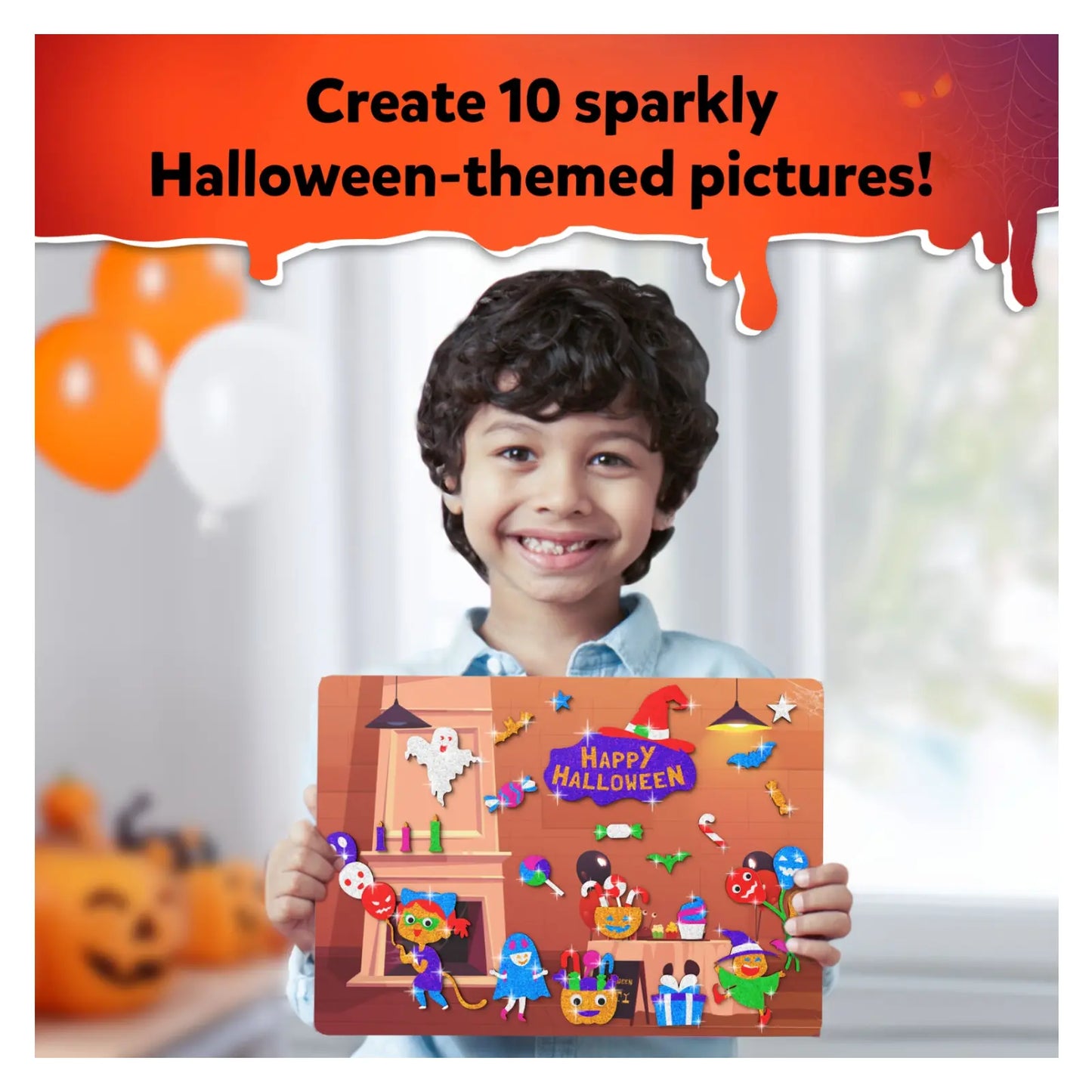 Foil Fun: Halloween Edition |  No Mess Art Kit (ages 4-9)