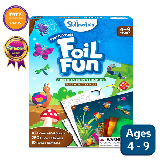 Foil Fun: Bugs & Butterflies |  No Mess Art Kit (ages 4-9)