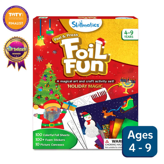 Foil Fun: Holiday Magic | No Mess Art Kit (ages 4-9)