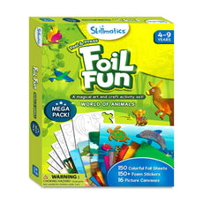 Foil art activity set from Foil Fun World of Animals Megapack for ages 4 to 9