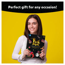 Foil Fun activity book with pretty patterns for ages 7 and up from Foil Fun No Mess Art Kit