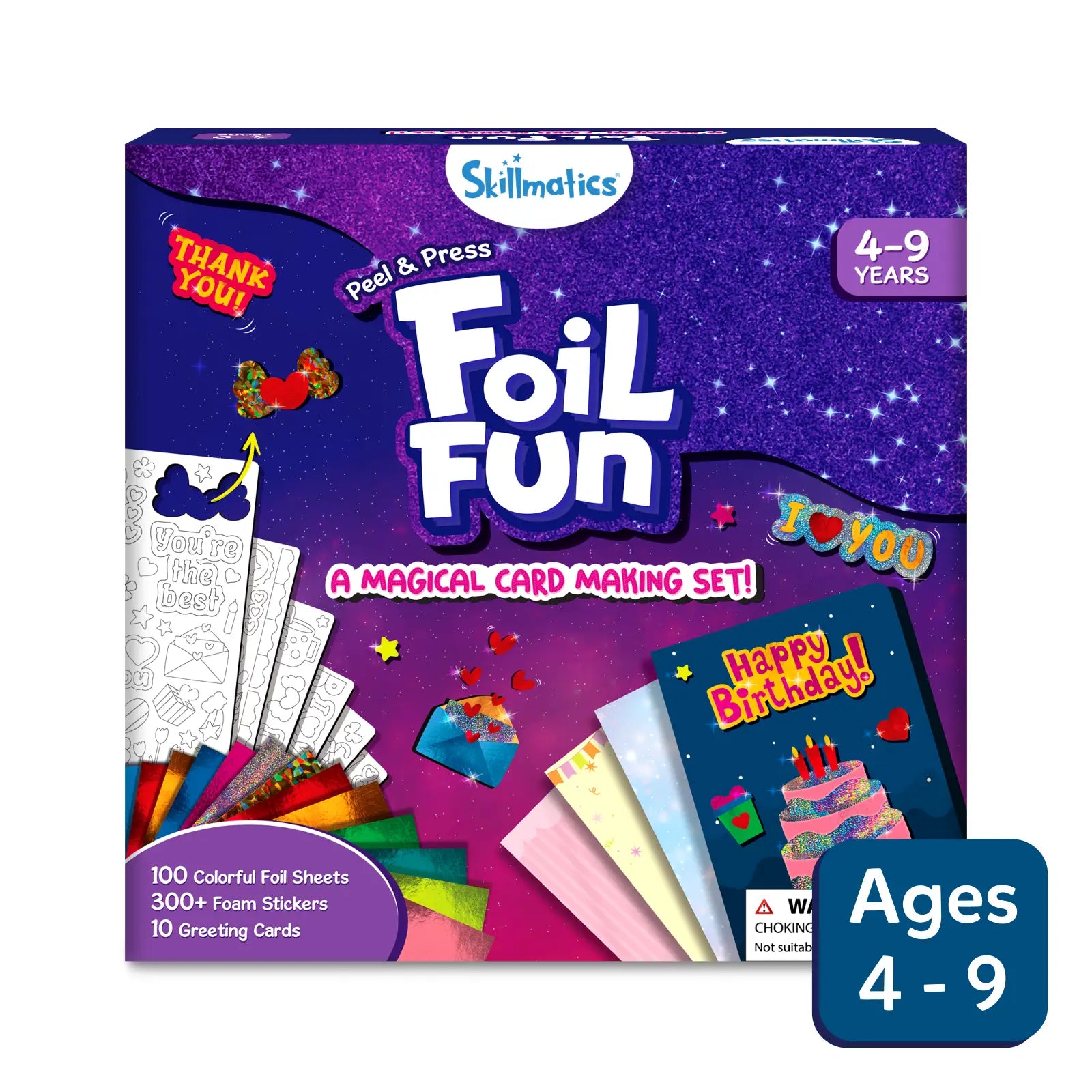 Foil Fun Card Making Set from No Mess Art Kit for ages 4-9