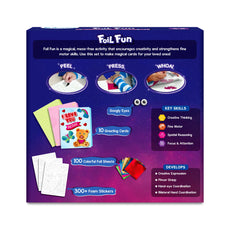 Foil Fun craft kit for kids ages 4-9 in a colorful card making set