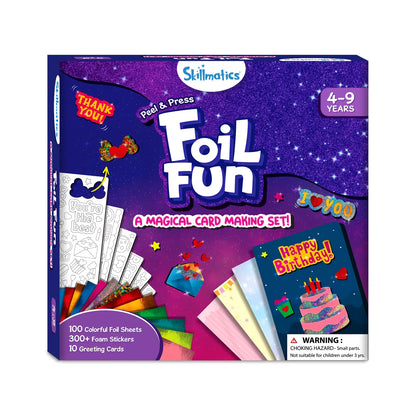 Foil Fun: Card Making Set |  No Mess Art Kit (ages 4-9)