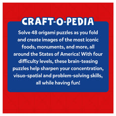 Origami puzzle description from Craft-O-Pedia All Around The USA Origami Puzzle Book