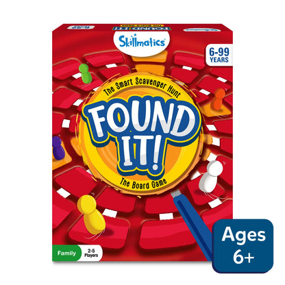 Found It! Board Game | Smart scavenger hunt (ages 6+)