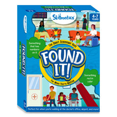 Found It! scavenger hunt game box for kids ages 4-7, perfect for waiting fun