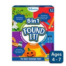 Found it Megapack 5 in 1 Smart Scavenger Hunt game for kids ages 4 to 7