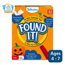 Found It Indoor Edition Smart Scavenger Hunt game box for kids ages 4-7
