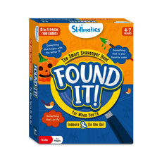 Found It! scavenger hunt game box from Found It! Combo Indoor + Travel set for kids