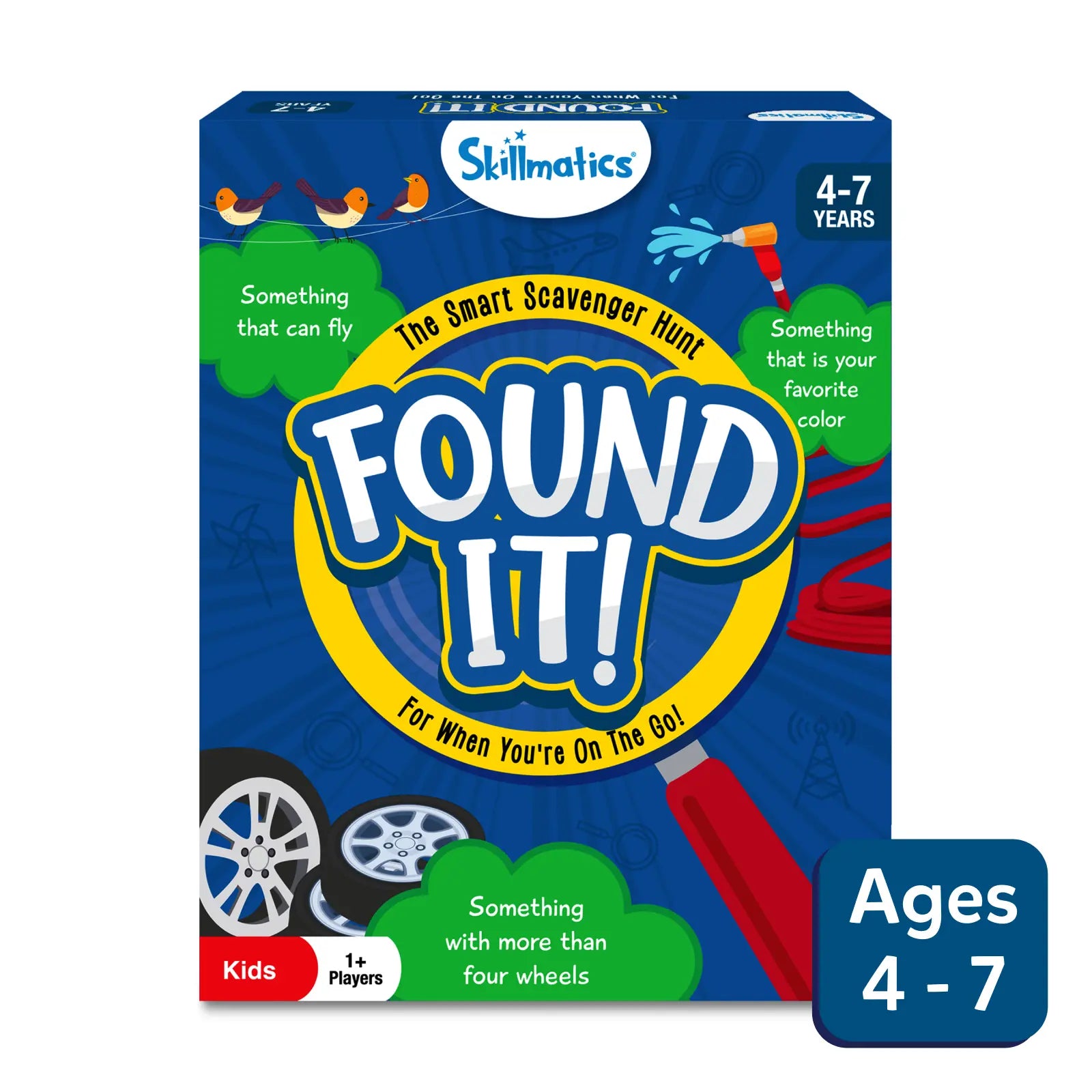 Found It! Travel Edition smart scavenger hunt game box for kids ages 4-7