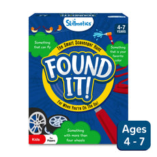 Found It! Travel Edition smart scavenger hunt game box for kids ages 4-7