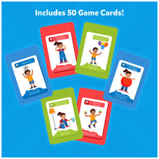 Colorful game cards from Found It! Smart Scavenger Hunt Game for kids ages 4-7