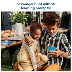 Children playing scavenger hunt with Found It! Smart Scavenger Hunt Game for ages 4-7