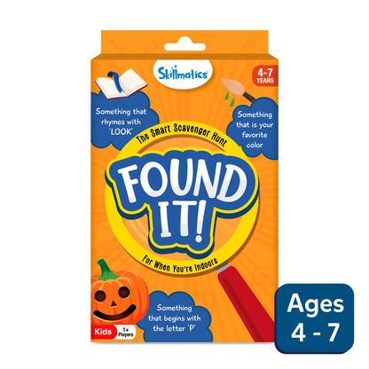 Skillmatics Found It Indoor Edition smart scavenger hunt game for children ages 4 to 7