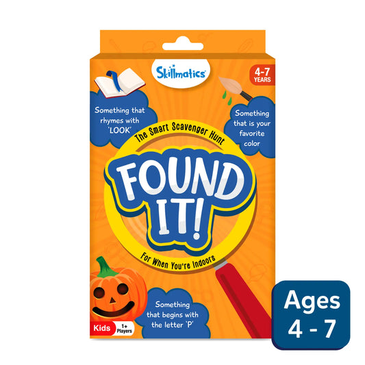 Skillmatics Found It Indoor Edition smart scavenger hunt game for children ages 4 to 7
