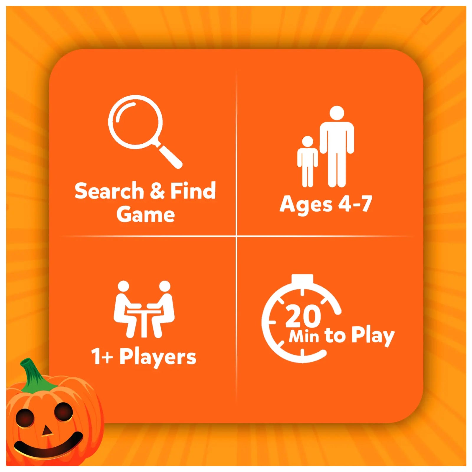 Found It Indoor Edition smart scavenger hunt game for ages 4-7 with search and find elements