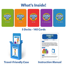 Found It Megapack 5 in 1 smart scavenger hunt game for kids ages 4 to 7