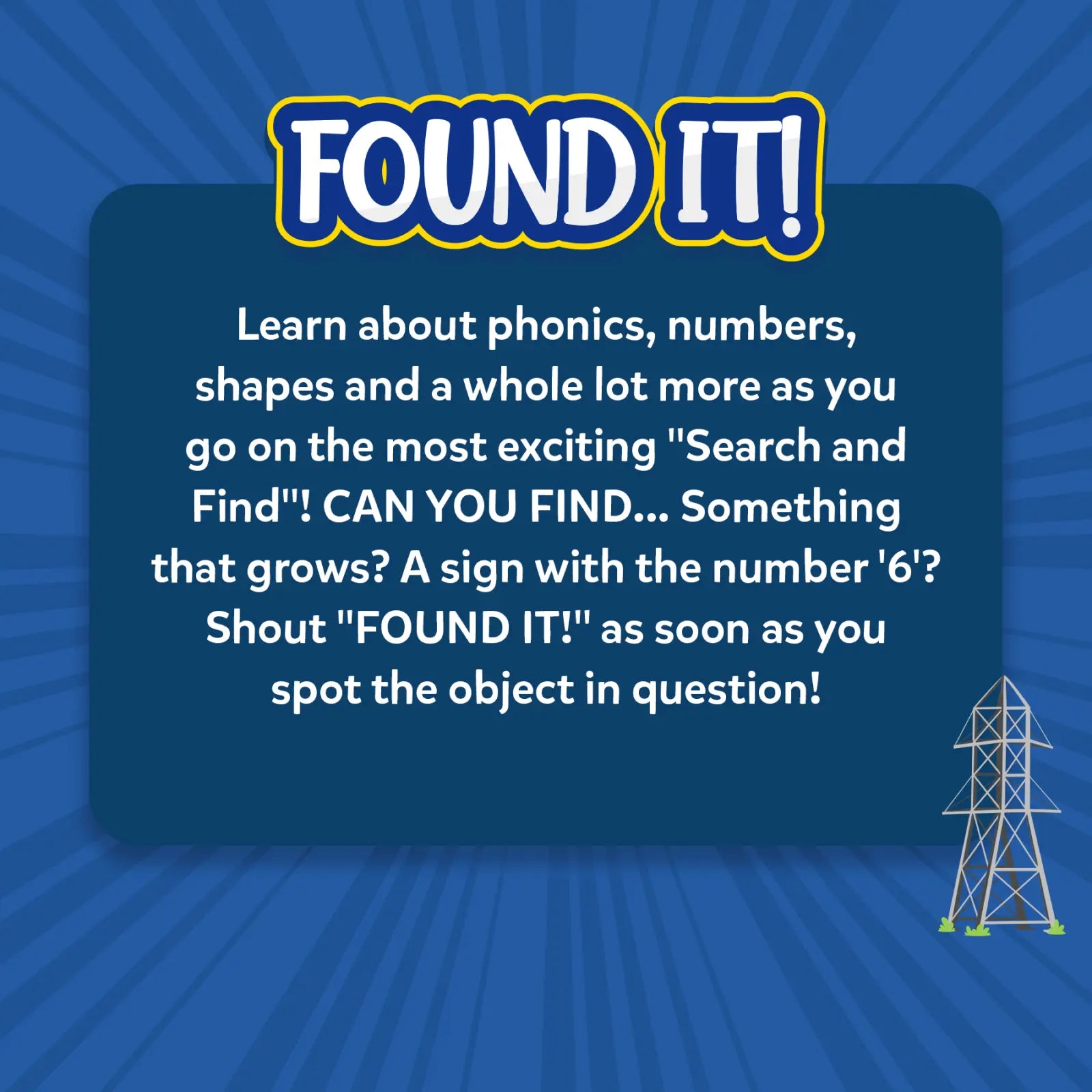 Educational search game for kids ages 4-7 in the Found It! Travel Edition Smart Scavenger Hunt