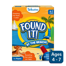 Found It At The Beach game box for smart scavenger hunt suitable for ages 4 to 7