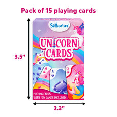 Unicorn Cards | 15 Packs Playing Cards Set (ages 4-7)