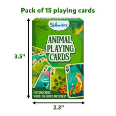 Animal Playing Cards | 15 Packs Playing Cards Set (ages 4-7)