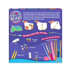 Roll-up Beads Friendship Bracelet DIY Jewelry Kit for kids ages 6-13