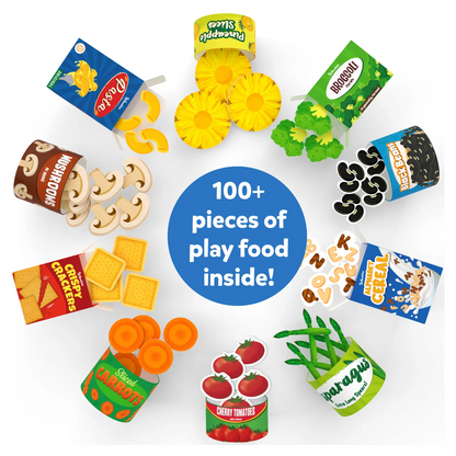 Play food assortment from Grocery Set Pretend Play Food Set for ages 3 to 7