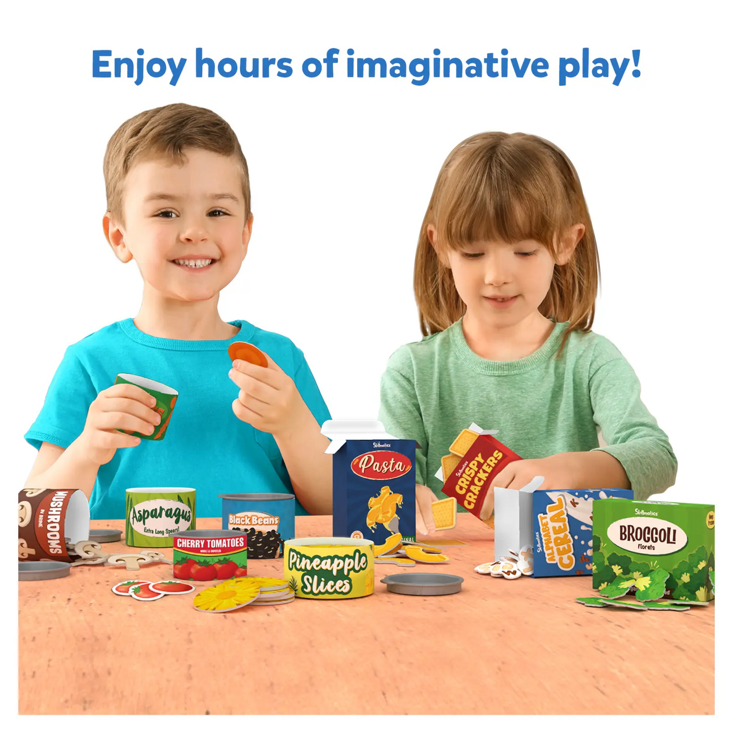 Children’s play food set from Grocery Set Pretend Play Food Set for ages 3 to 7