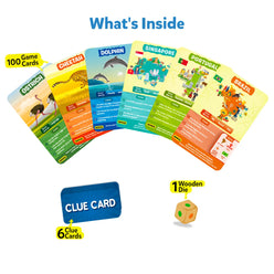 Educational card game Guess in 10 Combo featuring Animal Planet and Countries of the World