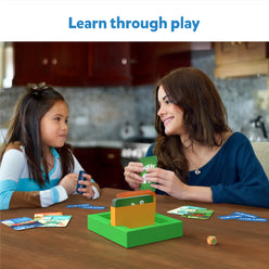 Green and yellow cards from the Guess in 10 Combo Animal Planet and Countries of the World game