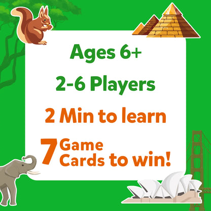 Guess in 10 Combo: Animal Planet + Countries of the World (ages 6+)