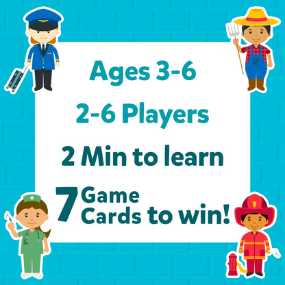 Children’s game box for Guess in 10 Junior: Community Helpers trivia card game