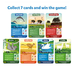 Animal trading cards from Guess in 10 Animal Planet Mega Pack trivia card game