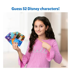 Disney character guessing game from Guess in 10 Disney Trivia card game for ages 6+
