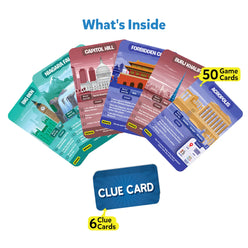 Educational card game featuring Legendary Landmarks for ages 8 and up