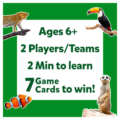 Guess in 10: Picture Clues Animal Planet | Trivia card game (ages 6+)