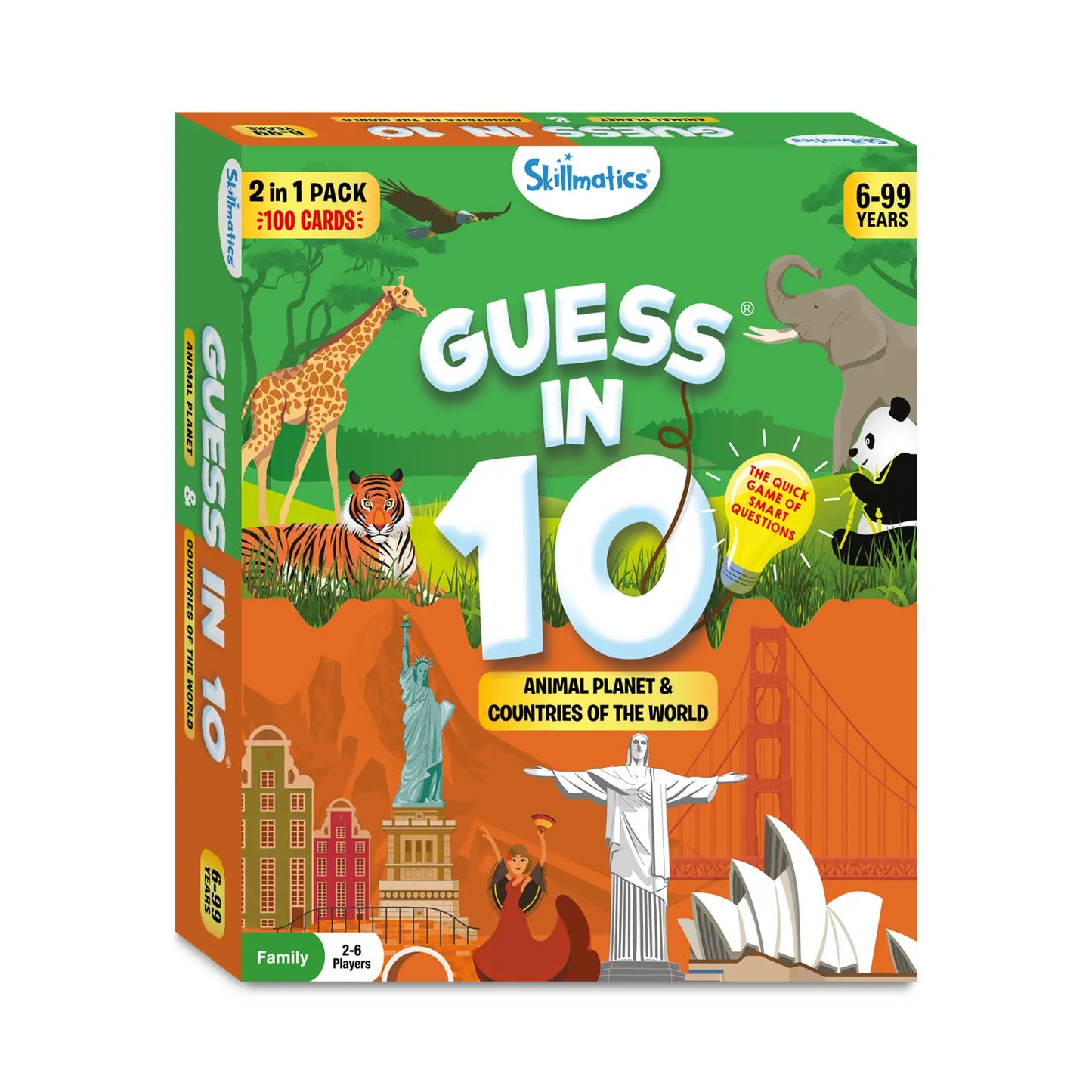 Guess in 10 Combo: Animal Planet + Countries of the World (ages 6+)