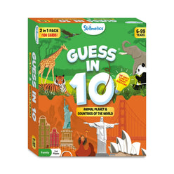 Guess in 10 game box for Animal Planet and Countries of the World trivia for ages 6+