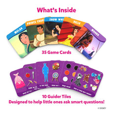Disney Princess game cards for Guess in 10 Junior trivia card game for ages 3-6